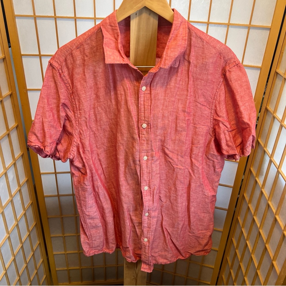 Michael Kors Casual Coral Button Down Shirt